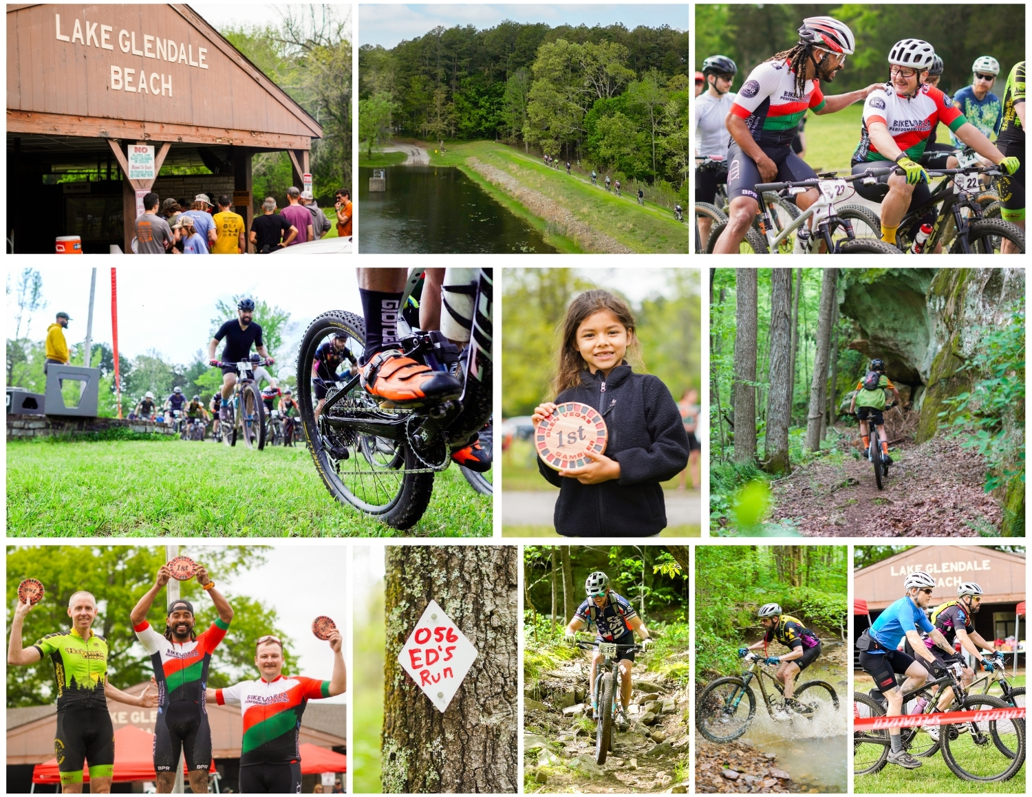 candid photographs of mountain bikers at lake glenndale bike race the glenn vegas gambler
