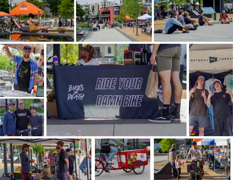 candid photographs from the fayetteville ride your damn bike festival